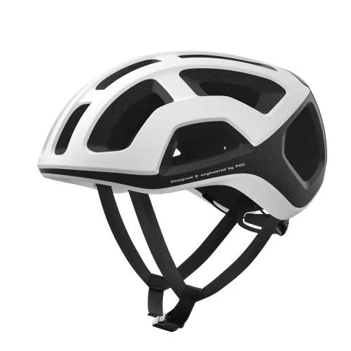 POC Ventral Lite WF Velohelm - Hydrogen White/Uranium Black Matt